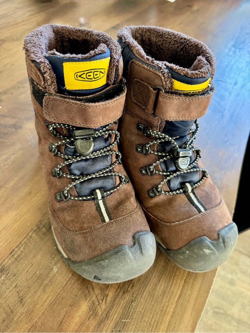 Kids Brown Winter Boots